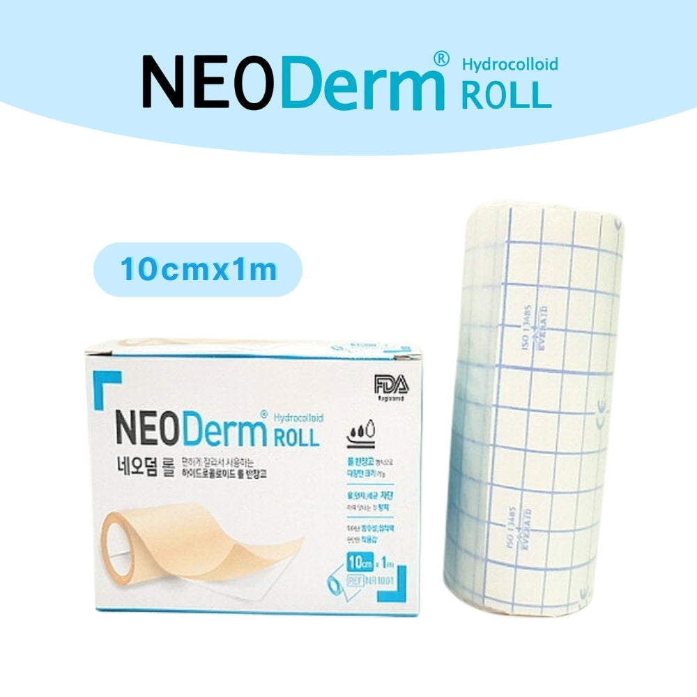 NEO Derm Hydrocolloid Skin Care Roll Patch | Cut-to-Fit Dressing for Daily Protection