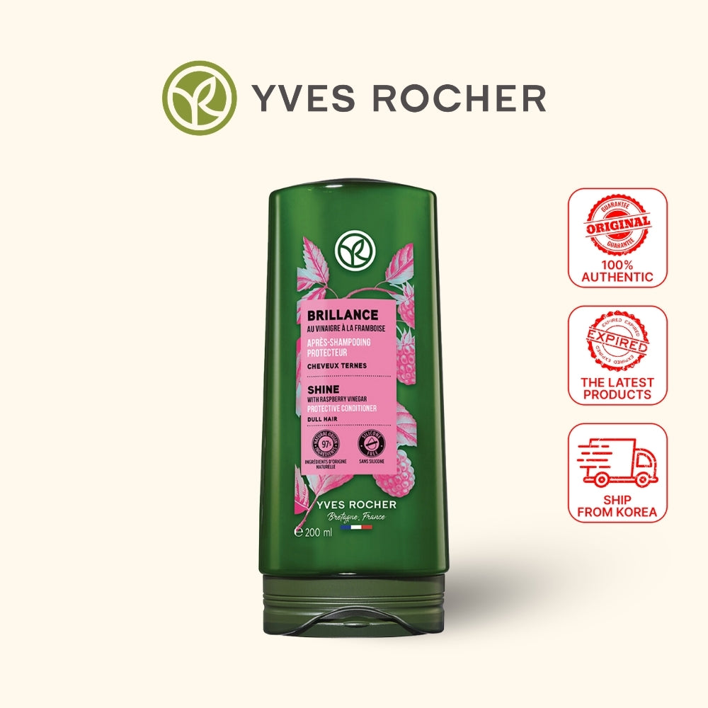 Yves Rocher Raspberry Shine Conditioner 200ml | Hair Detangling Care