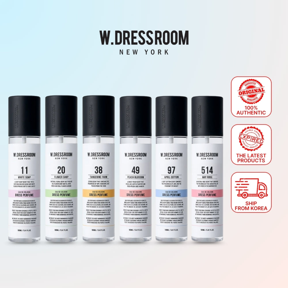 W.DRESSROOM The 3rd version Dress & Living Clear Perfume Spray 160ml | W.DR Fresh Fabric Mist