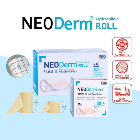 NEO Derm Hydrocolloid Skin Care Roll Patch | Cut-to-Fit Dressing for Daily Protection