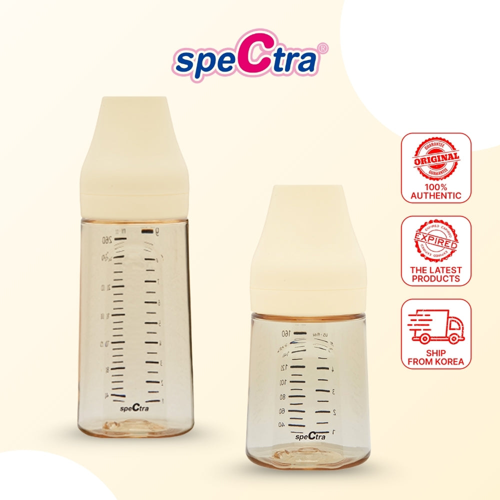Spectra PPSU Feeding Bottle 160ml / 260ml & Extra Teats | Breastfeeding & Newborn Essentials