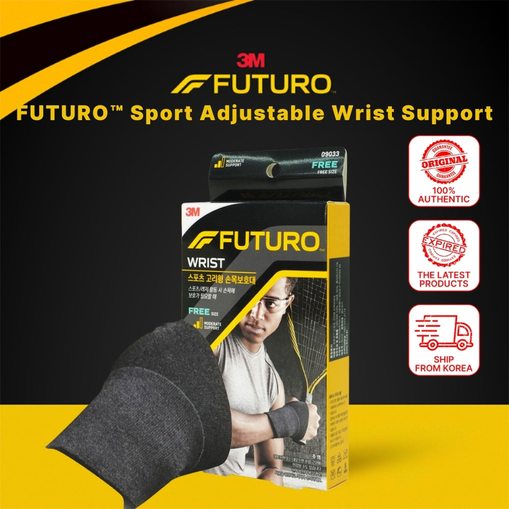 3M FUTURO Wrist Support Strap – Adjustable Compression Wrap for Gym & Daily Use