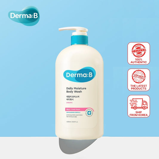 Derma B Daily Moisture Body Wash Fresh Peach 1L
