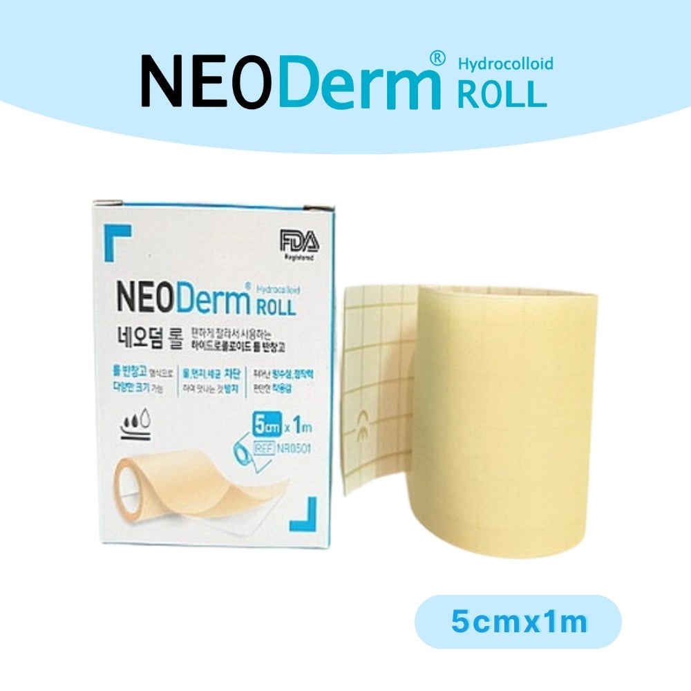 NEO Derm Hydrocolloid Skin Care Roll Patch | Cut-to-Fit Dressing for Daily Protection