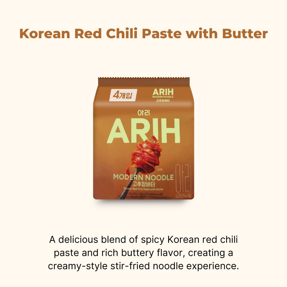 [Paldo] ARIH Modern Korean Ramen 4 Packs 7 Types / Official BTS Collaboration K-Noodle