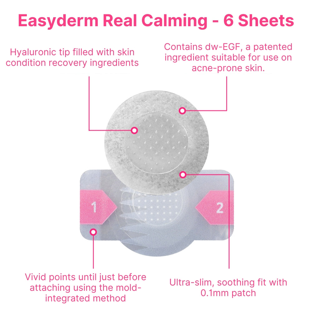Easyderm Acne Hydrocolloid Patch with Tea Tree Oil - Effective Pimple Spot Treatment