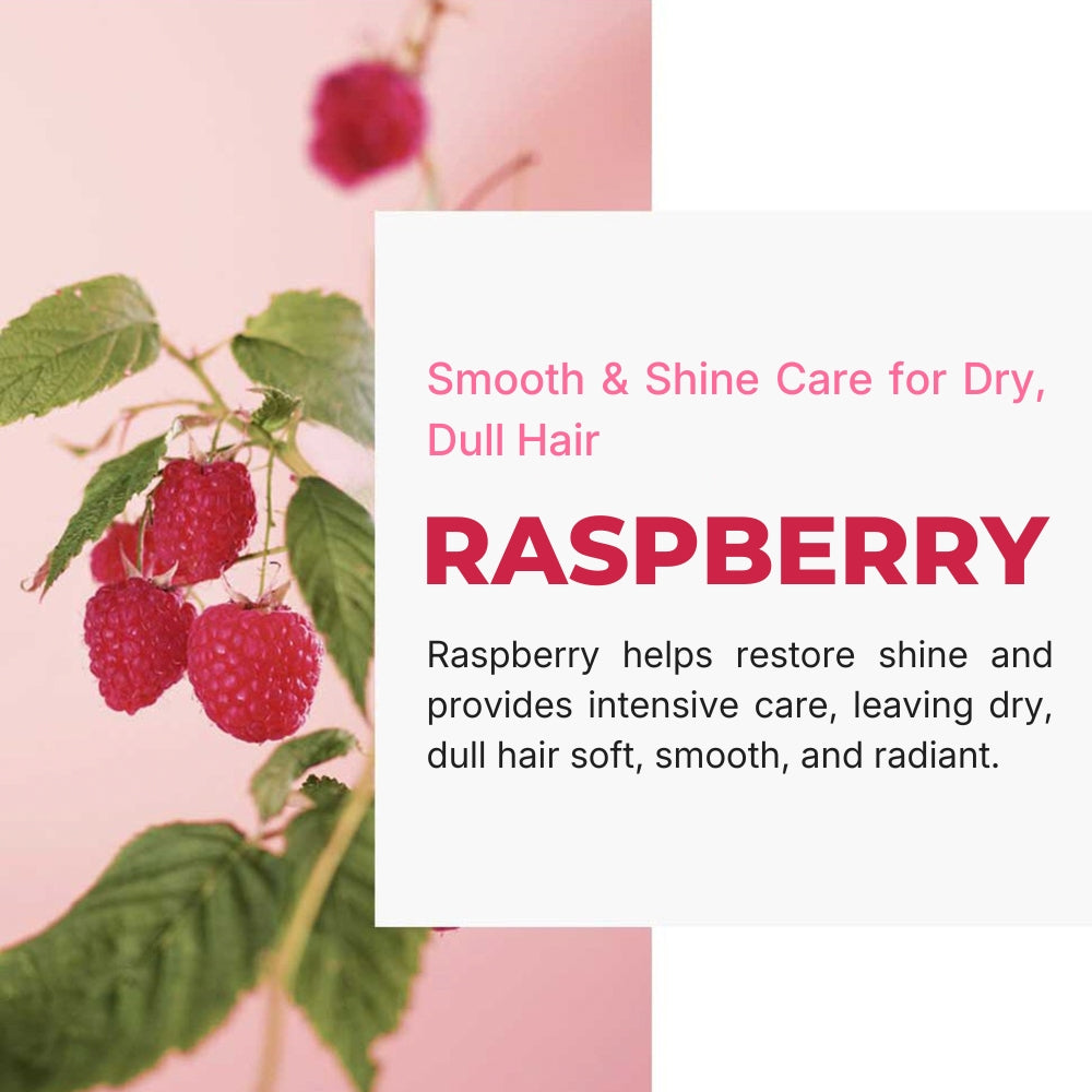 Yves Rocher Raspberry Shine Conditioner 200ml | Hair Detangling Care