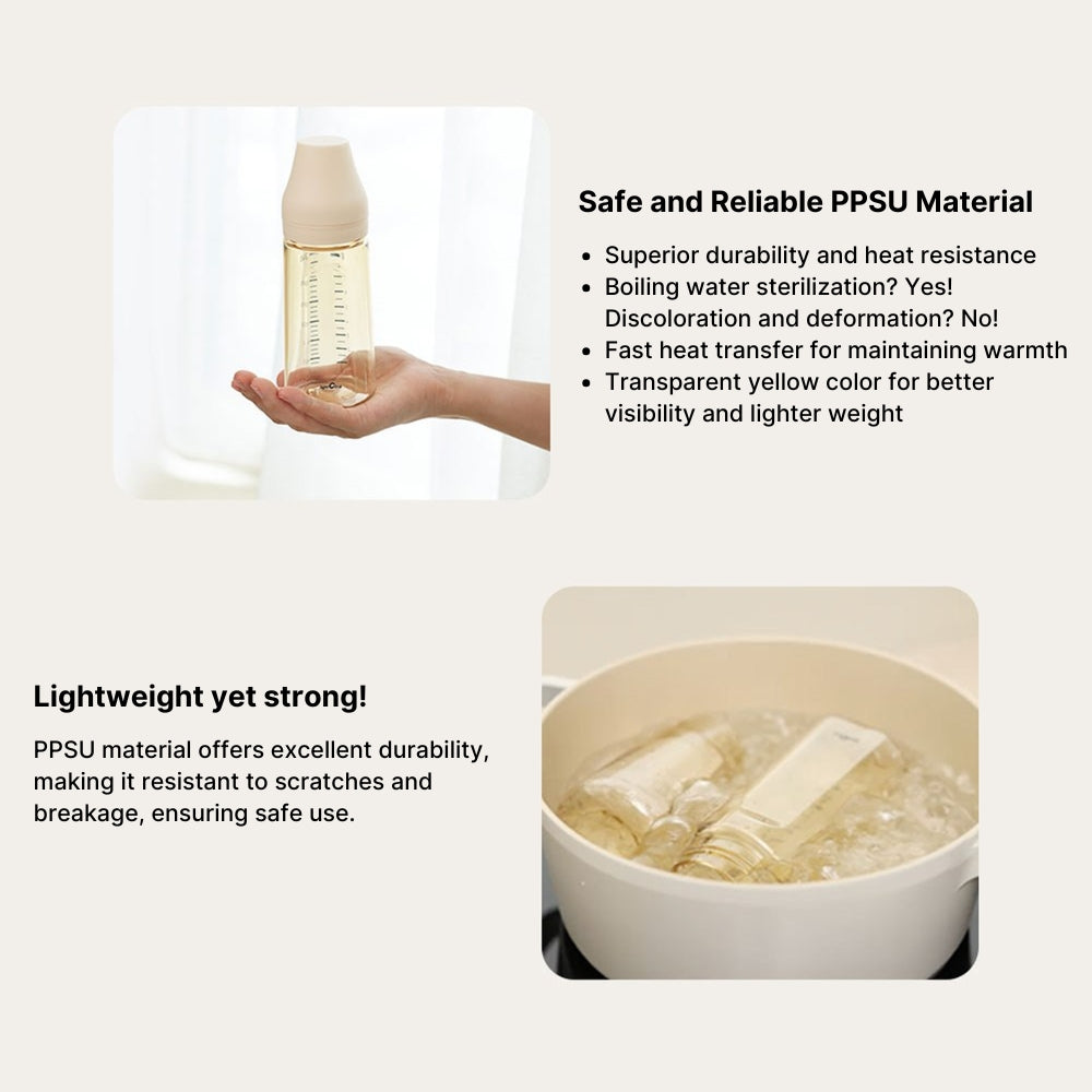 Spectra PPSU Feeding Bottle 160ml / 260ml & Extra Teats | Breastfeeding & Newborn Essentials