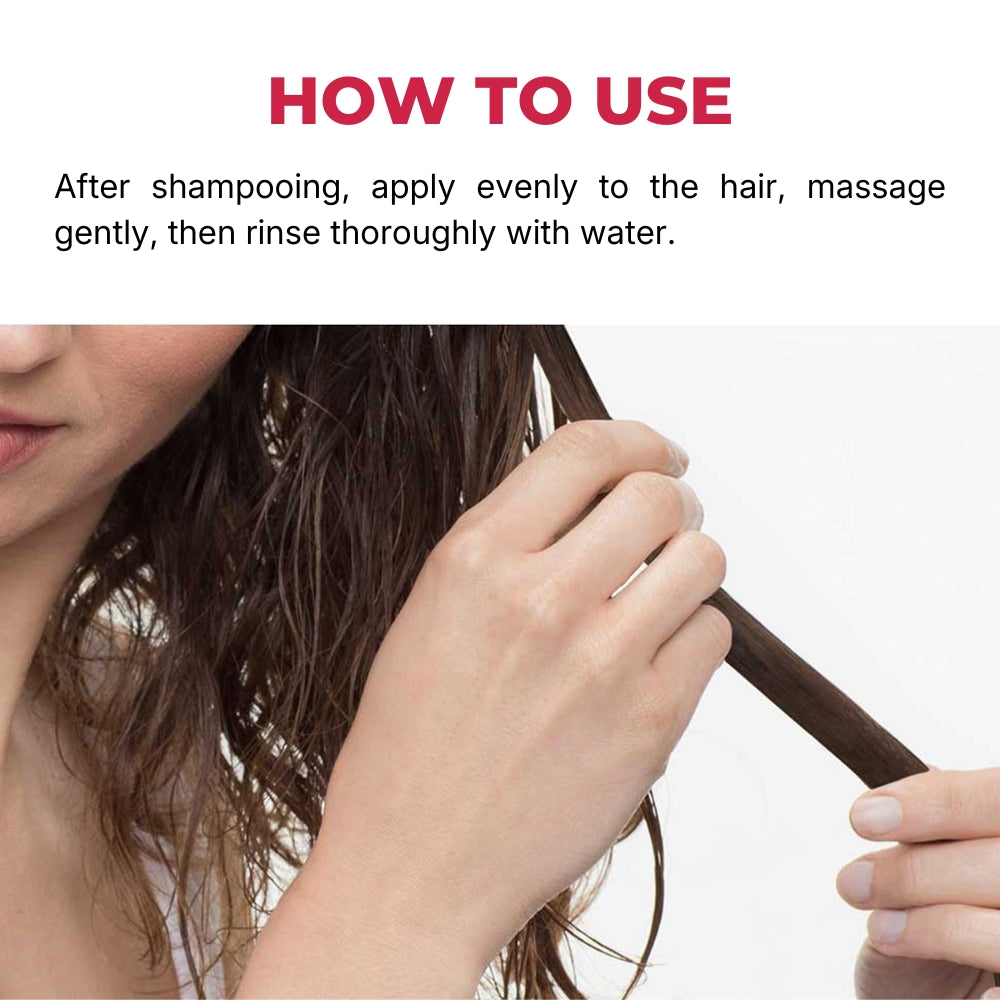 Yves Rocher Raspberry Shine Conditioner 200ml | Hair Detangling Care