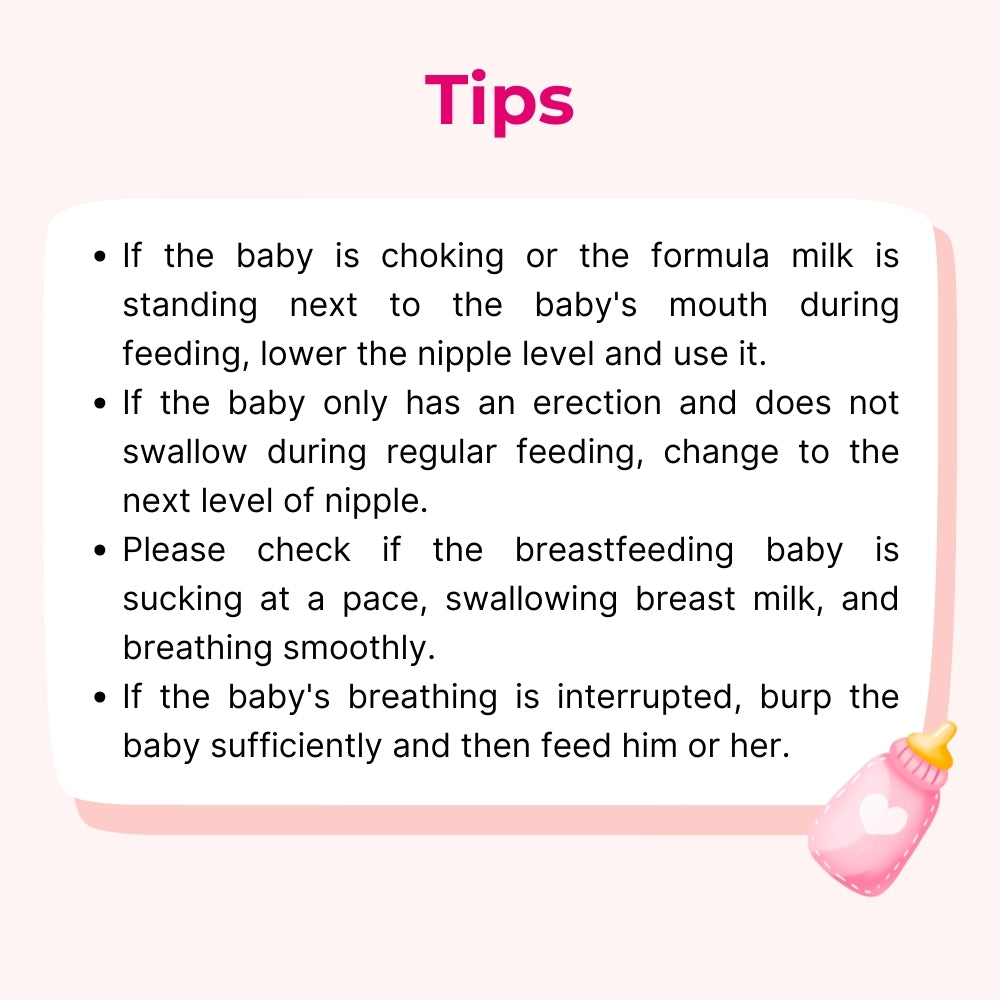 SPECTRA Natural Silicone Teat | 5 Sizes Available | Anti-Colic Nipples for Breastfeeding Babies (2 Teats)