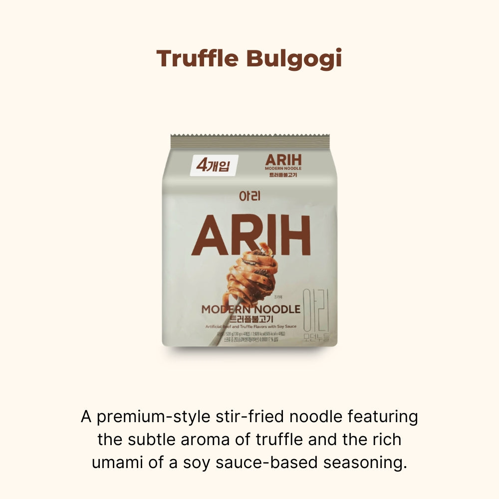 [Paldo] ARIH Modern Korean Ramen 4 Packs 7 Types / Official BTS Collaboration K-Noodle