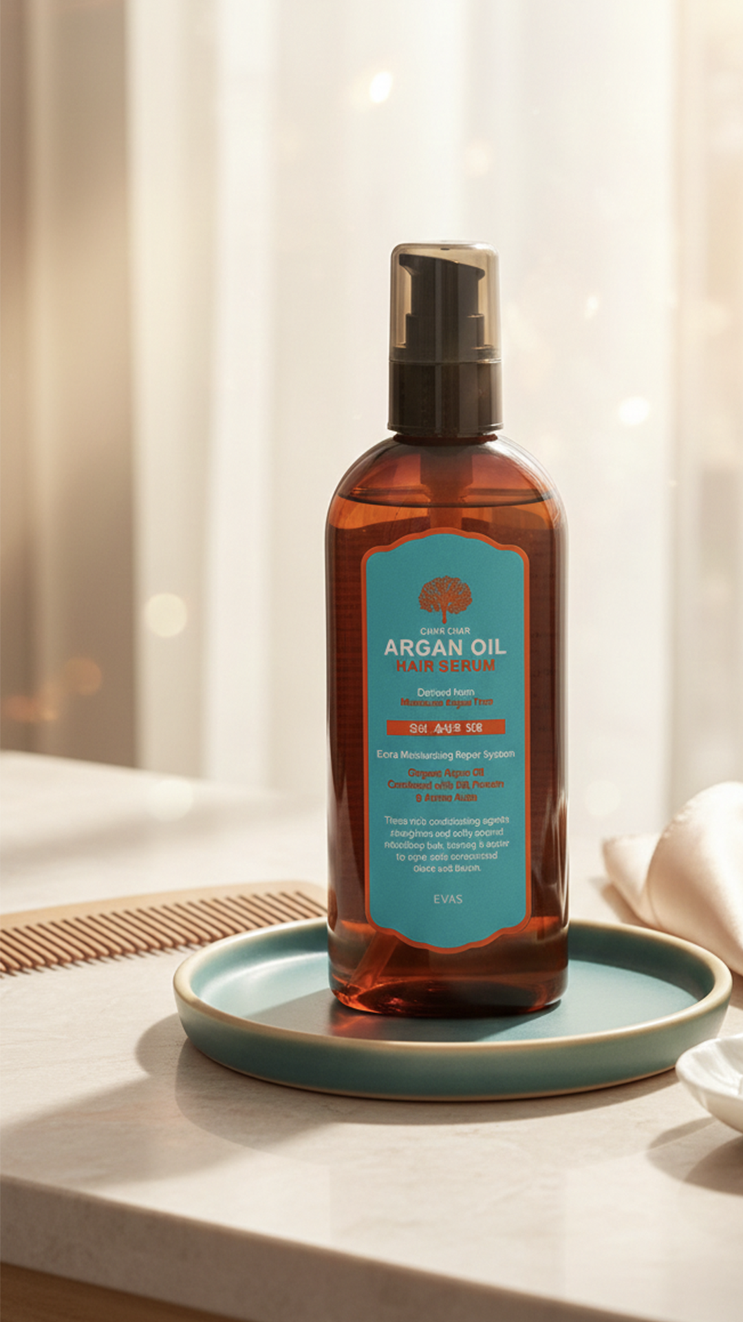 Evas Char Char Argan Oil Hair Serum 200ml