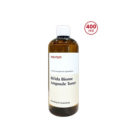 Manyo Factory Hydrating Bifida Biome Ampoule Toner 400ml - Hydrating Skincare Product for Nourished Skin