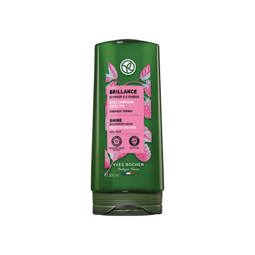 Yves Rocher Raspberry Shine Conditioner 200ml | Hair Detangling Care
